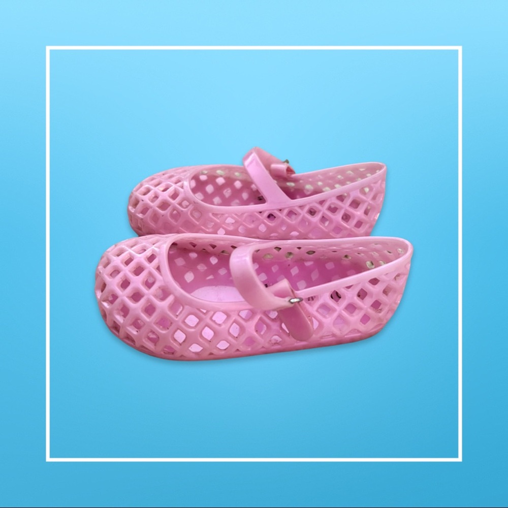 Old Navy Pink 80’s Jellies Sandals | Infant 6